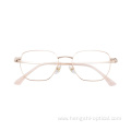 Fashion Design Adult Cheap Eye Glasses Frame Metal Customized Optical Eyeglasses